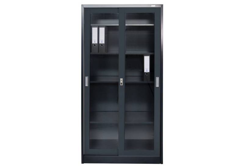 Jet-Line Aktenschrank Aktenschrank St. Petersburg in anthrazit Büroschra von Jet-Line