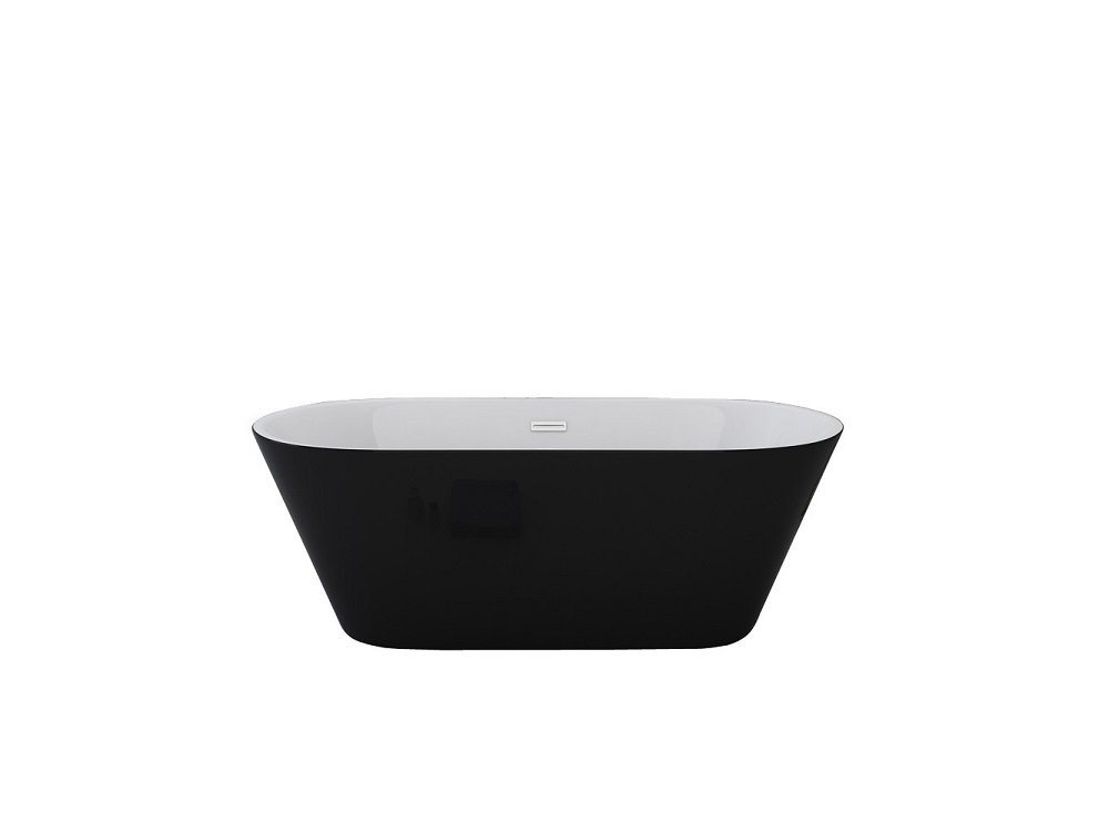 Jet-Line Badewanne Badewanne Design LAUSANNE II schwarz Freistehend von Jet-Line