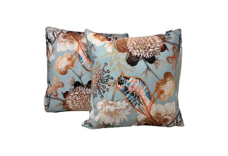 Jet-Line Dekokissen 2-er Deko Kissen Set Vogel 40x40 cm Sofakissen für von Jet-Line