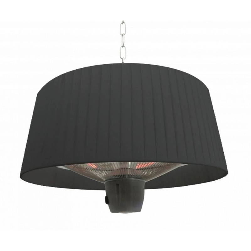 Jet-Line Elektrischer Terrassenheizer Elektra inkl. Fernbedienung LED-Deckenlampe Kaltweiß von Jet-Line