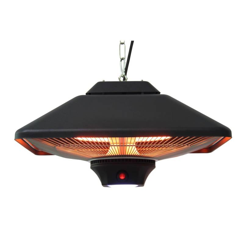 Jet-Line Elektrischer Terrassenheizer Mira inkl. Fernbedienung LED-Deckenlampe Kaltweiß von Jet-Line