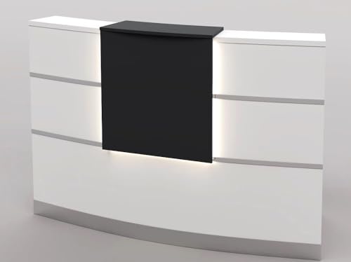 Jet-Line Empfangstheke Tresen für Ihr Büro Valence weiß Salon Kanzlei Praxis Möbel 120 cm Jet-Line Empfangstheke Tresen für Ihr Büro Valence weiß Salon Kanzlei Praxis Möbel 120 cm von Jet-Line