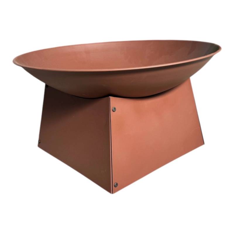 Jet-Line Feuerstelle Pueblo Ø 58 cm aus Metall in Rostoptik von Jet-Line