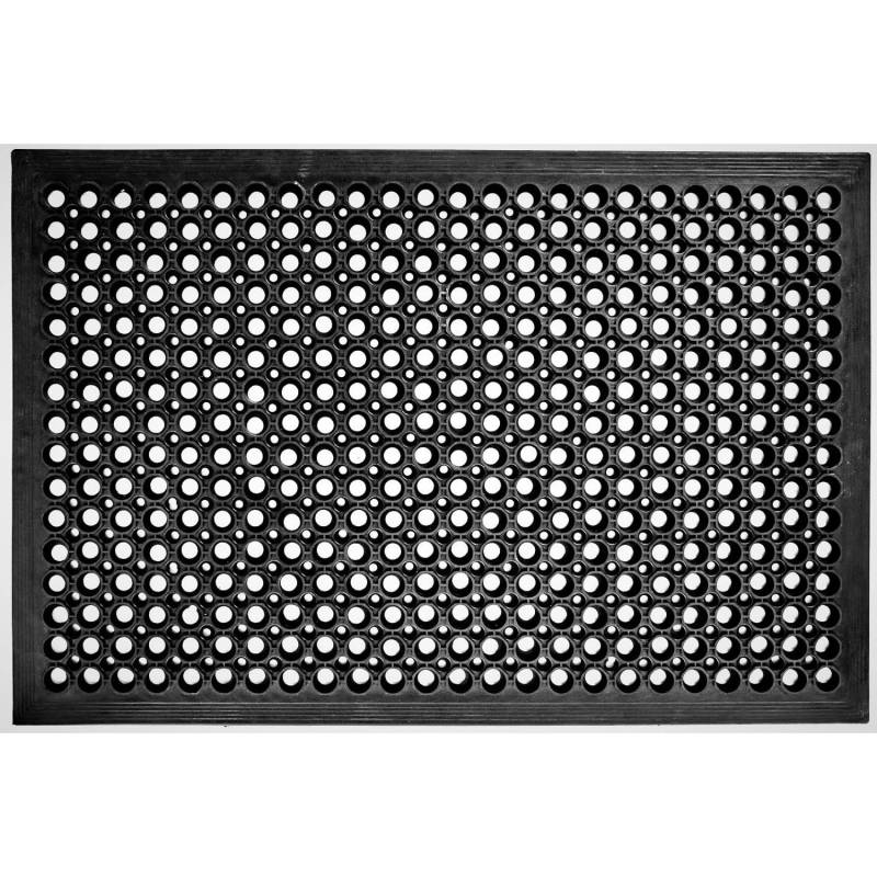 Jet-Line Fußmatte Mona aus Gummi Wetterfest Rutschhemmend 60 x 90 cm von Jet-Line