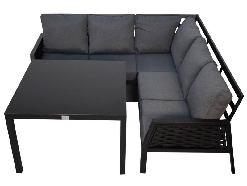 Jet-Line Gartenlounge-Set Lounge ARIANA schwarz von Jet-Line