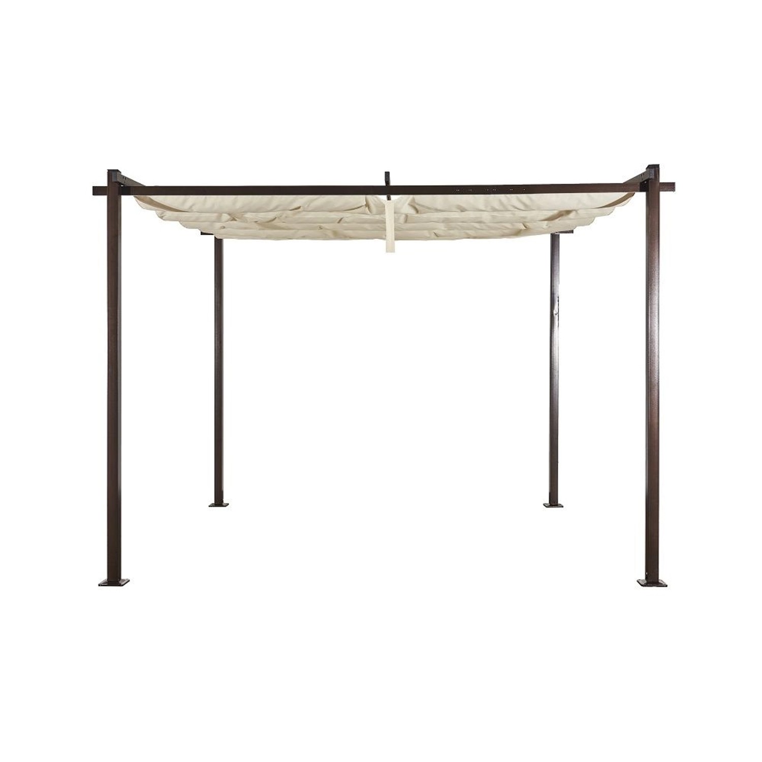 Jet-Line Gartenpavillon Kairo Light aus Alu mit Schiebedach 3 x 3 Meter in Anthrazit/Beige Jet-Line Gartenpavillon Kairo Light aus Alu mit Schiebedach 3 x 3 Meter in Anthrazit/Beige von Jet-Line