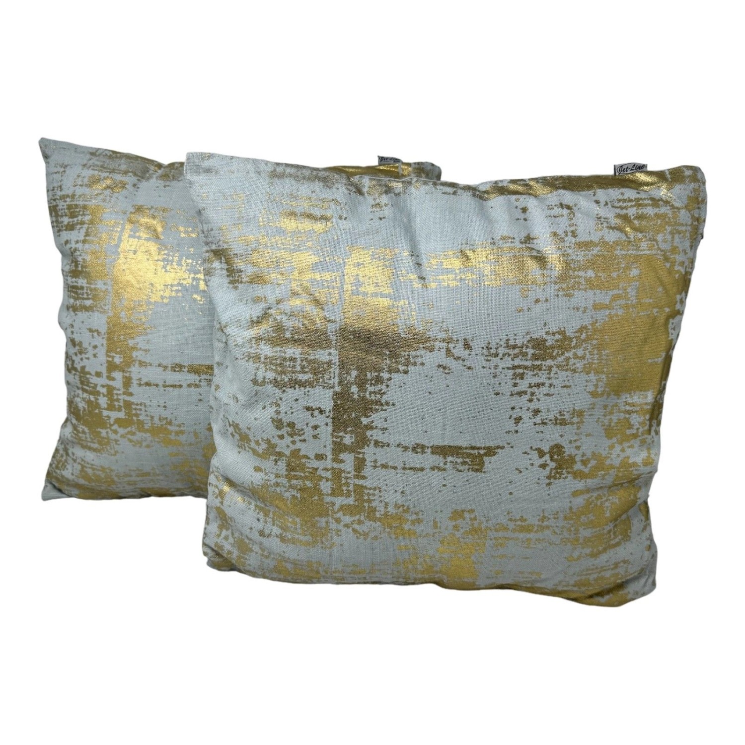 Jet-Line Indoor Dekokissen 2er Set Grau/Gold 40 x 40 cm Jet-Line Indoor Dekokissen 2er Set Grau/Gold 40 x 40 cm von Jet-Line