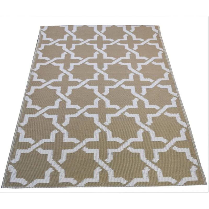 Jet-Line Indoorteppich Modern Braun mit Geometrischen Mustern 120 x 180 cm von Jet-Line