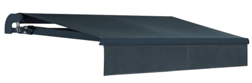 Jet-Line | Markise | Balkonmarkise | Suncare | anthrazit-anthrazit | Gelenkarmmarkise | Maße: 3,5 x 2.5 m | UV Sonnenschutz | Beschattung | Terrasse | Balkon Jet-Line | Markise | Balkonmarkise | Suncare | anthrazit-anthrazit | Gelenkarmmarkise | Maße: 3,5 x 2.5 m | UV Sonnenschutz | Beschattung | Terrasse | Balkon von Jet-Line