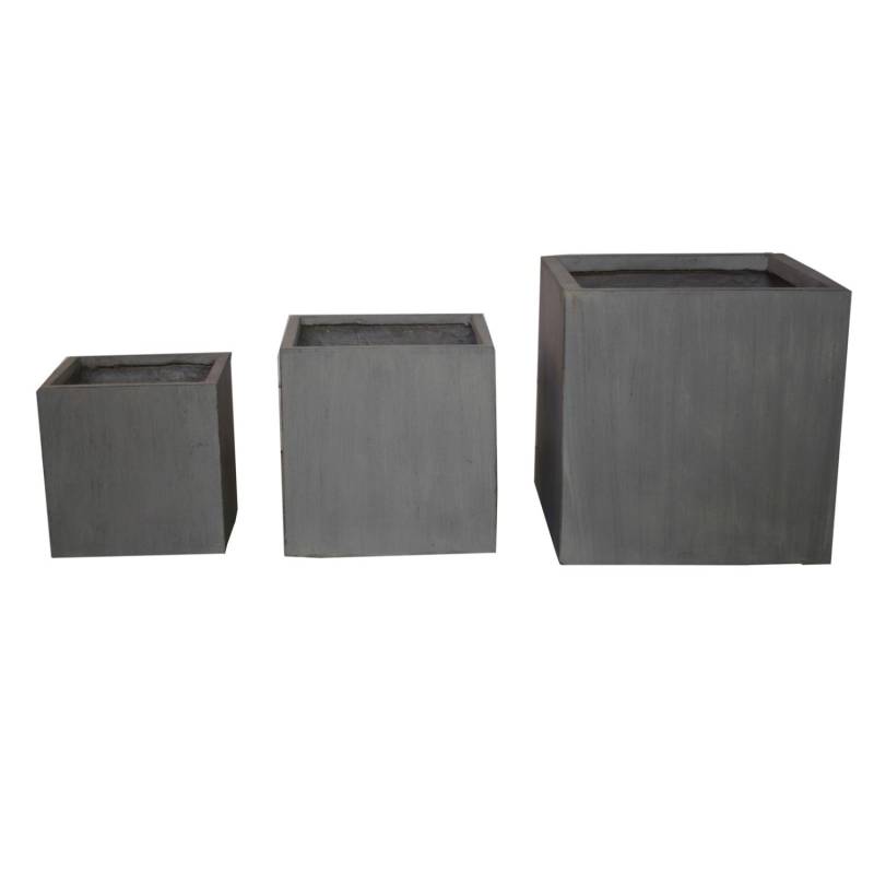 Jet-Line Outdoor Blumenkübel Themse 3er Set Cubes in Betonoptik Jet-Line Outdoor Blumenkübel Themse 3er Set Cubes in Betonoptik von Jet-Line
