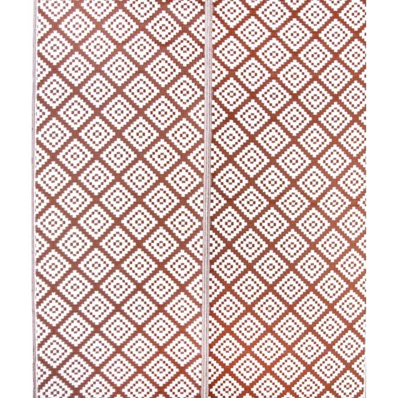 Jet-Line Outdoorteppich Austin Braun mit Geometrischen Mustern 240 x 300 cm von Jet-Line