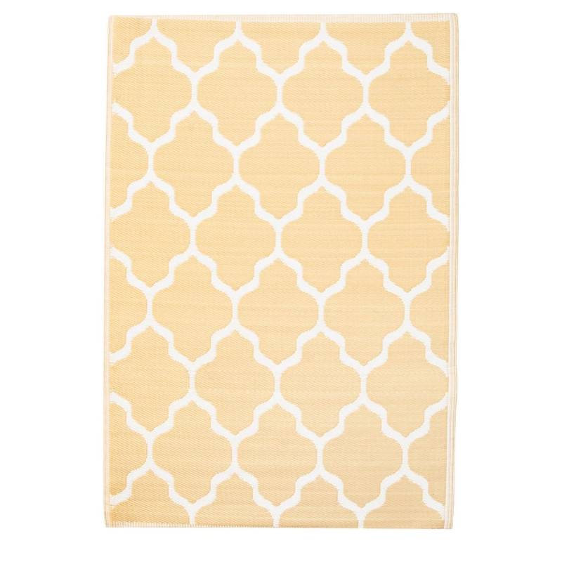 Jet-Line Outdoorteppich Kate Beige mit Geometrischen Mustern 120 x 180 cm von Jet-Line