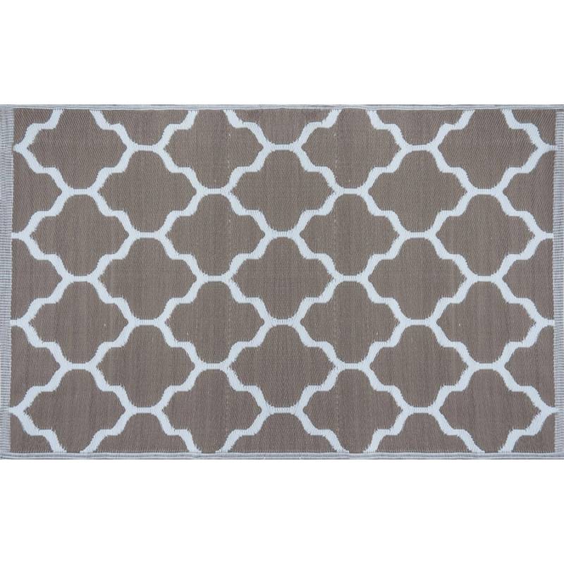 Jet-Line Outdoorteppich Kate Braun mit Geometrischen Mustern 120 x 180 cm von Jet-Line