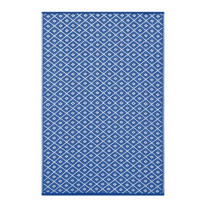 Jet-Line Outdoorteppich Nevada Blau mit Geometrischen Mustern 150 x 240 cm von Jet-Line