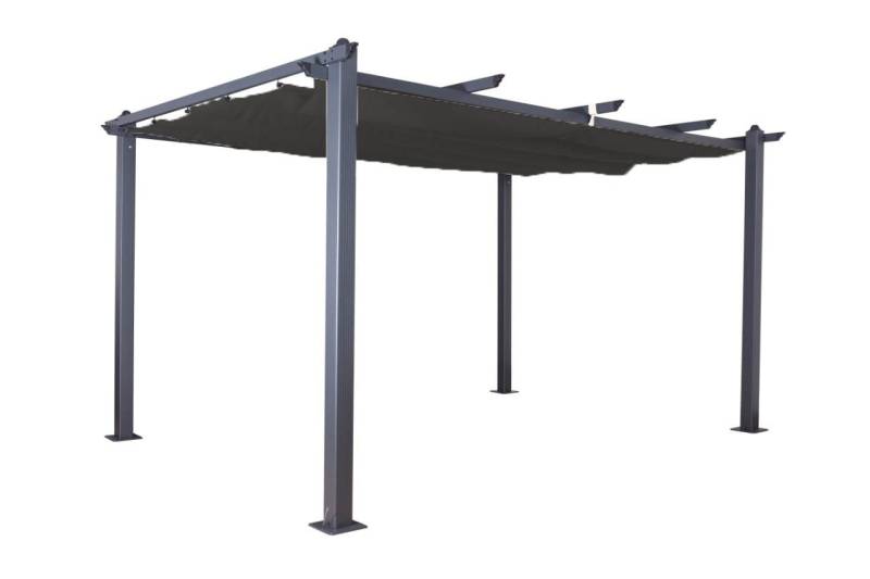 Jet-Line Pavillon Gartenpavillon Luxor 4x3 m anthrazit von Jet-Line