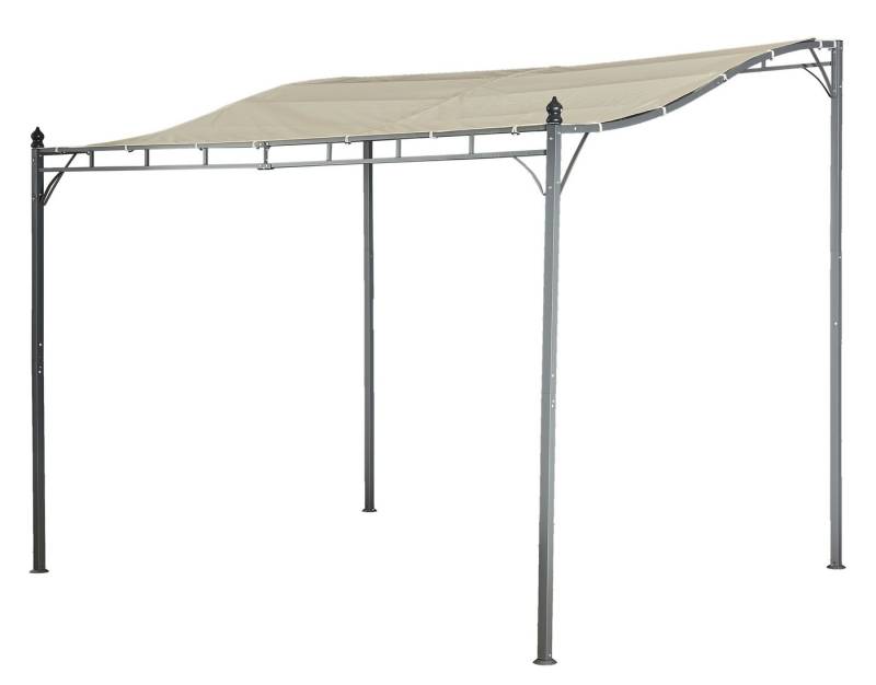 Jet-Line Pavillon Pavillion Lagos beige 3x2.5 m Anbaupavillon Pergol von Jet-Line