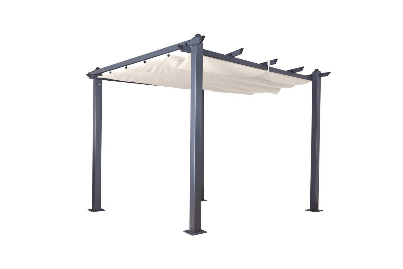 Jet-Line Pavillon Pavillon Kairo anthrazit beige 3 x 3 von Jet-Line