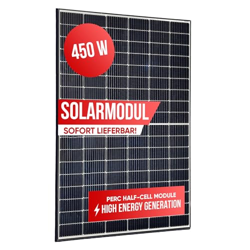 Jet-Line® | Solar Modul | 450 W black Frame | Maße 2094x1038x35 | Balkonsolar | Bestandteil einer großen Anlage Solaranlage | Solarmodul von Jet-Line