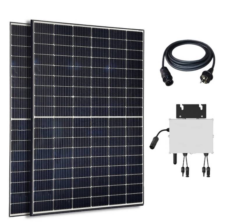 Jet-Line Solaranlage Balkonsolaranlage 830W Module 800W/600W Wechselric von Jet-Line