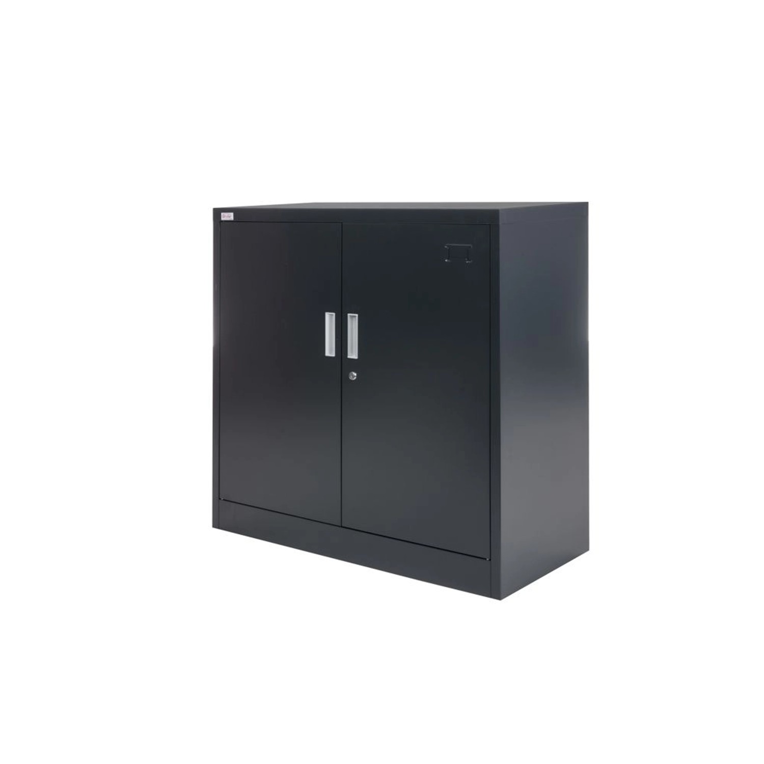 Jet-Line Stahlschrank Kiew in Anthrazit 90 x 40 x 90 cm mit Abschließbaren Türen von Jet-Line