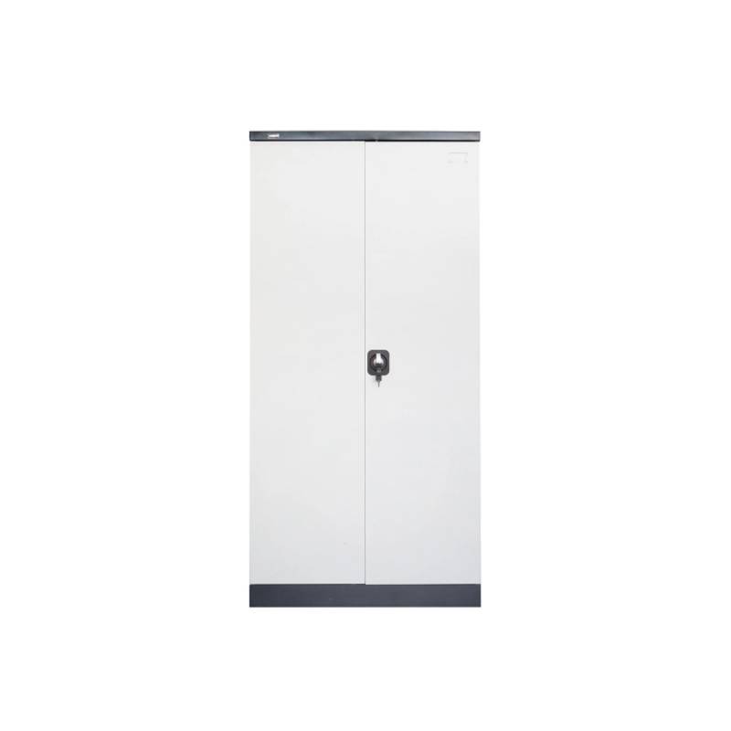 Jet-Line Stahlschrank Moskau in Anthrazit-Weiß 90 x 40 x 185 cm mit Abschließbaren Türen von Jet-Line