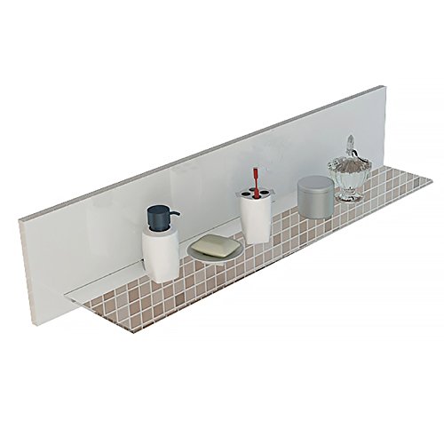 Jet-Line Wandboard in Weiss Bad Ablage Regal Wandregal Board Abstellmöglichkeit Regalbrett von Jet-Line