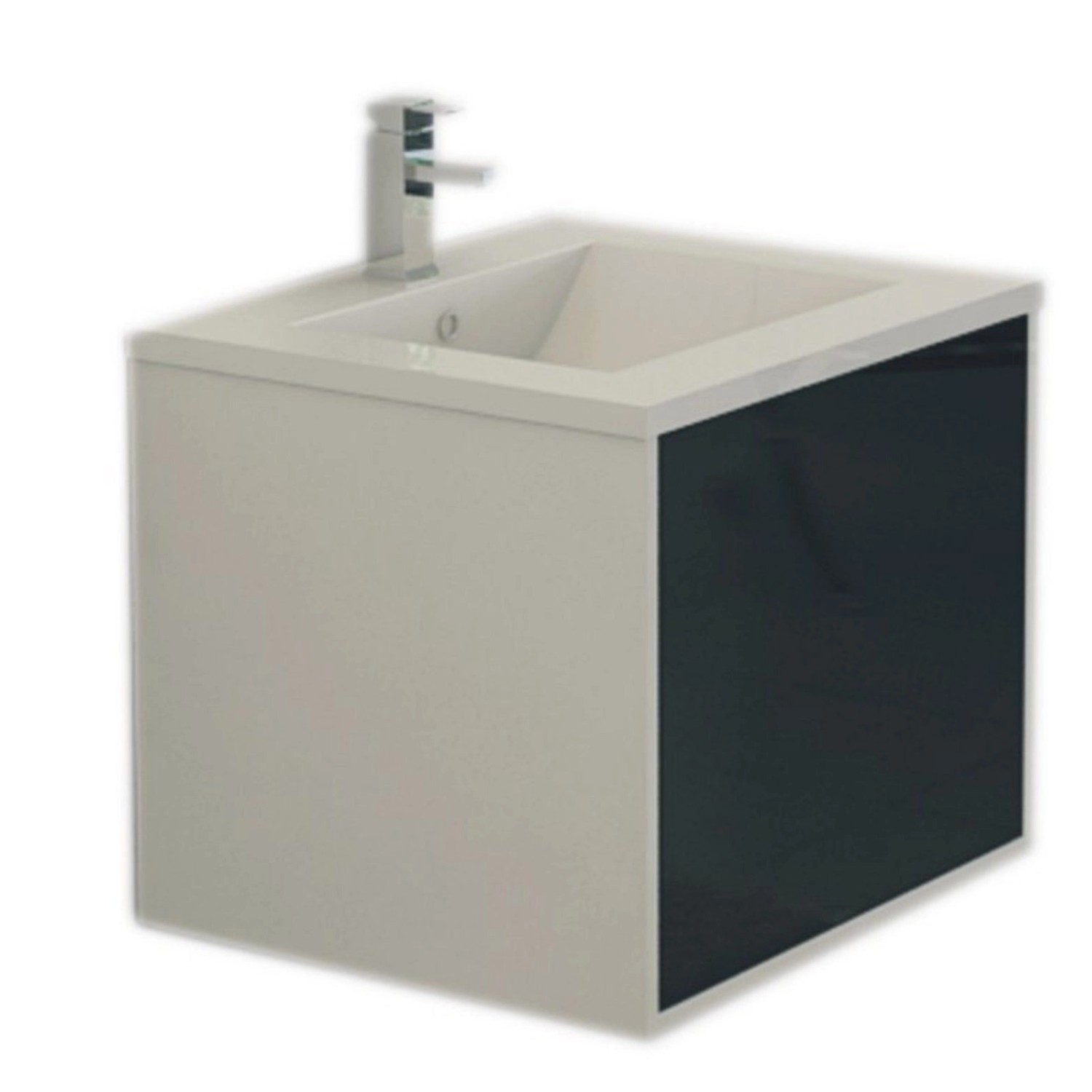 Jet-Line Waschtisch Linz 60 cm in Schwarz SMC-Waschbecken und Unterschrank Jet-Line Waschtisch Linz 60 cm in Schwarz SMC-Waschbecken und Unterschrank von Jet-Line