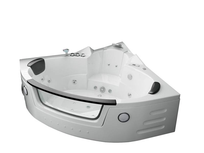 Jet-Line Whirlpool-Badewanne Whirlpool VILLA CARLOTTA 1.4 m weiss von Jet-Line
