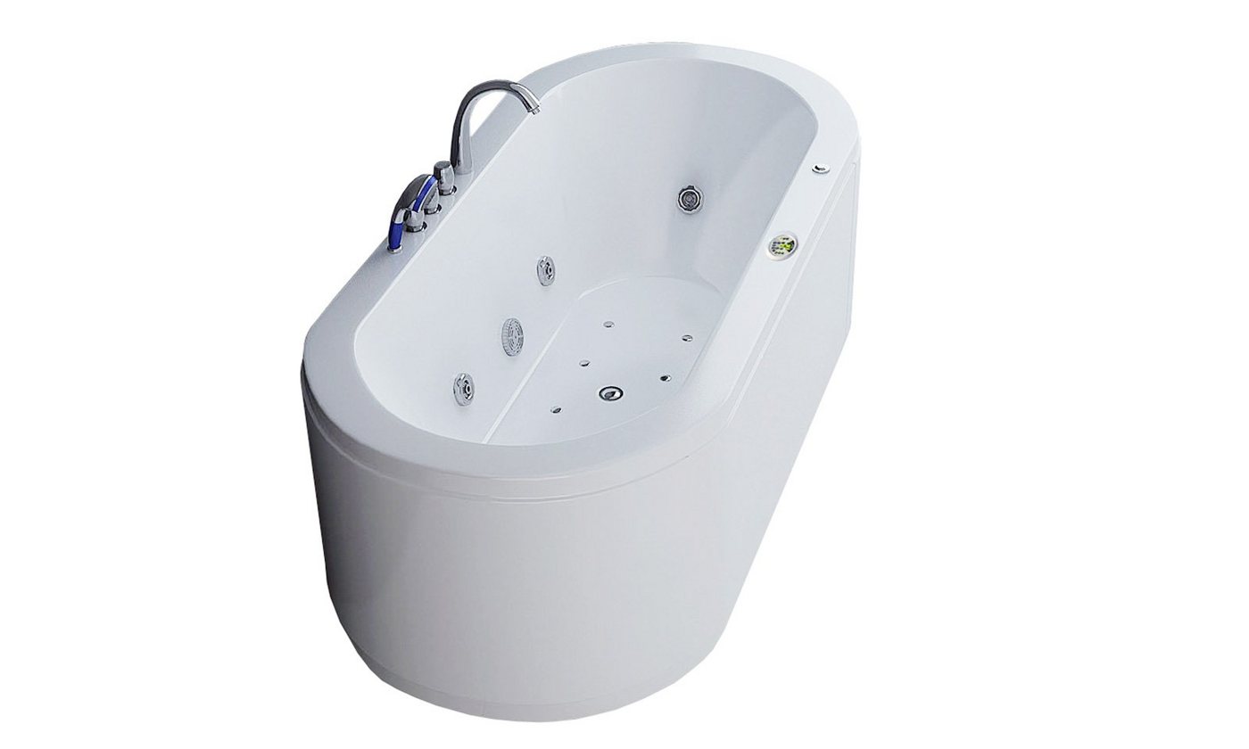 Jet-Line Whirlpool-Badewanne Whirlpool Villa Sofia weiss von Jet-Line