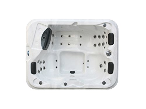 Jet-Line Whirlpool Outdoor Spa Villa Salome Pool mit Balboa oder Gecko Steuerung Hot Tub Whirlpool Garten Ganzjahrespool Heizung LED Verkleidung Schwimmbad 2100 x 1600 x 790 mm Jet-Line Whirlpool Outdoor Spa Villa Salome Pool mit Balboa oder Gecko Steuerung Hot Tub Whirlpool Garten Ganzjahrespool Heizung LED Verkleidung Schwimmbad 2100 x 1600 x 790 mm von Jet-Line