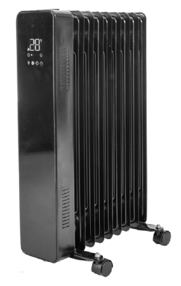 Ölradiator Öl Radiator Elektroheizung Heizung 9-Rippen 2000 W schwarz von Jet-Line