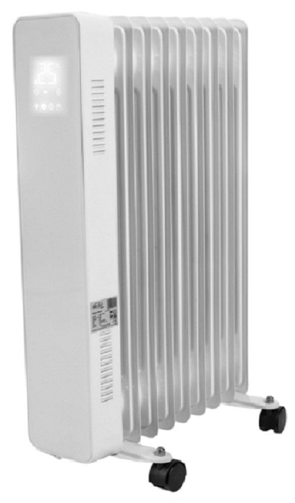 Ölradiator Öl Radiator Elektroheizung Heizung 9-Rippen 2000 W weiß von Jet-Line