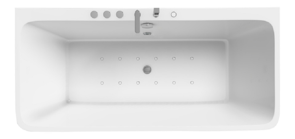 Whirlpool Badewanne VALLERIE weiss von Jet-Line