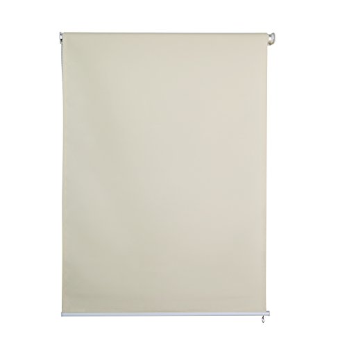 Jet-Line® | Vertikalmarkise | Balkonmarkise | Beschattung | Outdoorrollo | Sichtschutzrollo | Windschutz | Sichtschutz | Außenrollo | Balkon | Terrasse | Garten | beige | Länge: 230, Breite: 140 von Jet-Line