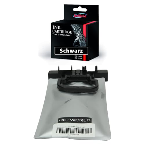 JetWorld Tintenpatrone T11E1 XXL C13T11E140 Kompatibel für Epson Workforce Pro WFC5390DW, WFC5890DWF Schwarz 10000 Seiten von JetWorld