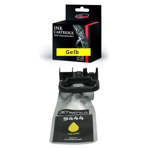 JetWorld Tintenpatrone T9444 C13T944440 Kompatibel für Epson Workforce Pro WF-C5210DW, WF-C5290DW, WF-C5710DWF, WF-C5790DWF Gelb Inhalt: 40ml von JetWorld