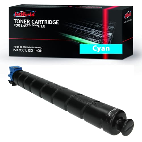 JetWorld Toner CK8512C CK-8512C 1T02RLCUT0, 1T02RLCTA0 Kompatibel für UTAX Utax 3206Ci, 3207Ci, Triumph-Adler 3206Ci, 3207Ci Cyan 15000 Seiten je Tonerkartusche, Hochwertiger Druck von JetWorld