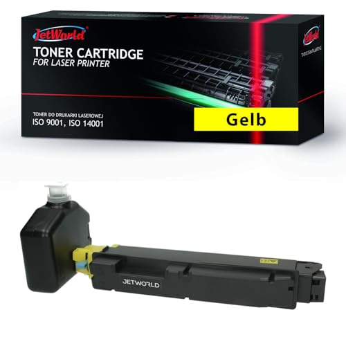 JetWorld Toner TK5345Y TK-5345Y 1T02ZLANL0 Kompatibel für Kyocera TASKalfa 352ci, 352i Gelb 14000 Seiten je Tonerkartusche, Hochwertiger Druck von JetWorld