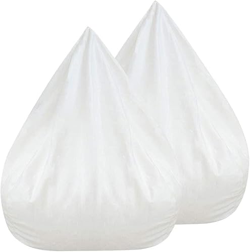 Jetcloud 2 Stück Innenbezug für Sessel und Sitzsack, 80 x 90 cm, Faules Sofa Mit Reißverschluss für DIY Lazy Bag Ohne Füllung von Jetcloud