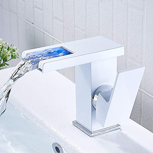 LED Badarmatur Wasserfall Weiß von Jetcloud