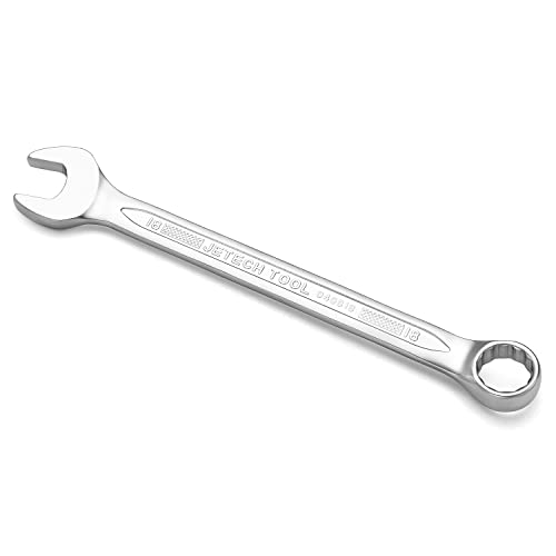 Jetech Ringmaulschlüssel 18mm – Hochfester Schraubenschlüssel aus Cr-V Stahl mit sandgestrahlter Oberfläche Jetech Ringmaulschlüssel 18mm – Hochfester Schraubenschlüssel aus Cr-V Stahl mit sandgestrahlter Oberfläche von Jetech