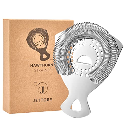 Jettory Cocktail Strainer, Cocktail Sieb, Barsieb aus Edelstahl passend auf alle Shaker, hochwertiges Barzubehör Jettory Cocktail Strainer, Cocktail Sieb, Barsieb aus Edelstahl passend auf alle Shaker, hochwertiges Barzubehör von Jettory