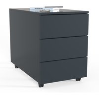 VCM Rollcontainer Dalosa 70 3-SB, anthrazit von VCM