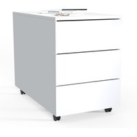 VCM Rollcontainer Dalosa 70 3-SB, weiß von VCM
