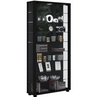 VCM Standvitrine Lumo Maxi, schwarz von VCM