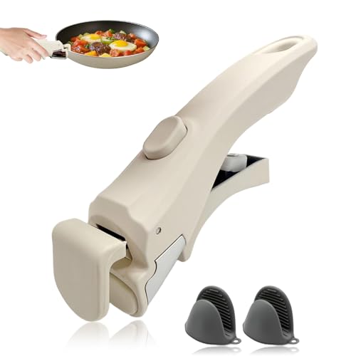 Universelles abnehmbares Pfannengriff-Set, hitzebeständige Topfgriffe mit Silikonhandschuhen Universelles abnehmbares Pfannengriff-Set, hitzebeständige Topfgriffe mit Silikonhandschuhen von Jeukwud