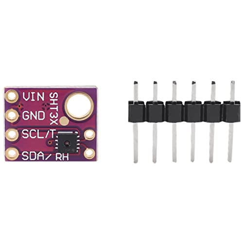 Jevina 3 StüCk SHT31-D Temperatur Feuchtigkeit Sensor Digitales Ausgang Sensor IIC I2C Schnittstelle 3,3 V für von Jevina