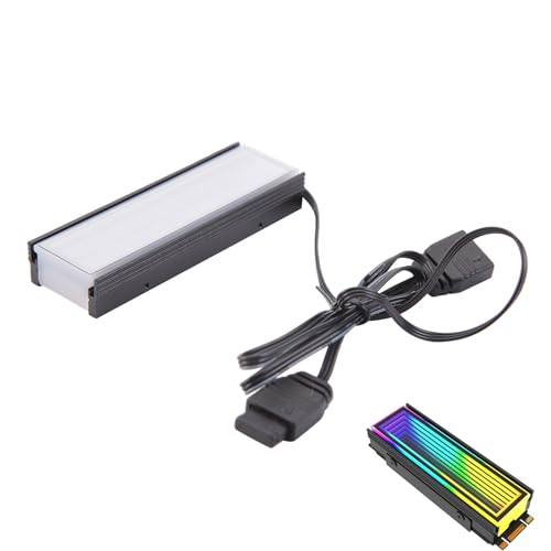 Jevina 5V ARGB Sync Computer 2280 SSD M2 Radiator PC RGB M.2 Nvme KüHlköRper Solid State Drive Cooling Radiato A Jevina 5V ARGB Sync Computer 2280 SSD M2 Radiator PC RGB M.2 Nvme KüHlköRper Solid State Drive Cooling Radiato A von Jevina