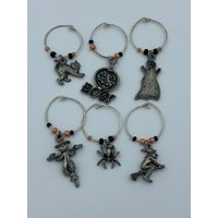 Halloween Weinglas Charm Set von JewelGrotto