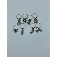 Weihnachten Weinglas Charm Set von JewelGrotto